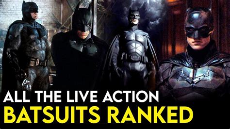 batman suit ranking