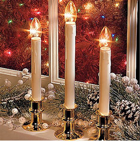 battery operated candles window