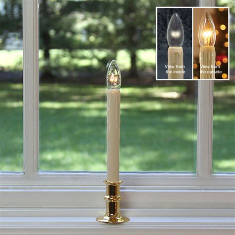 battery powered candles for windows