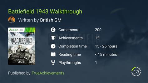 Battlefield 1943 Walkthrough