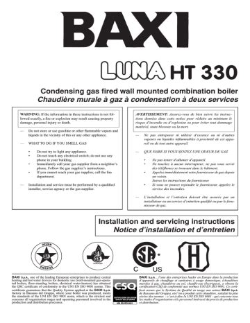 baxi luna ht 330 manual Doc