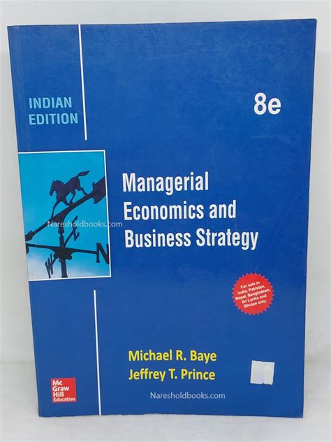 baye managerial economics 8th edition text Reader