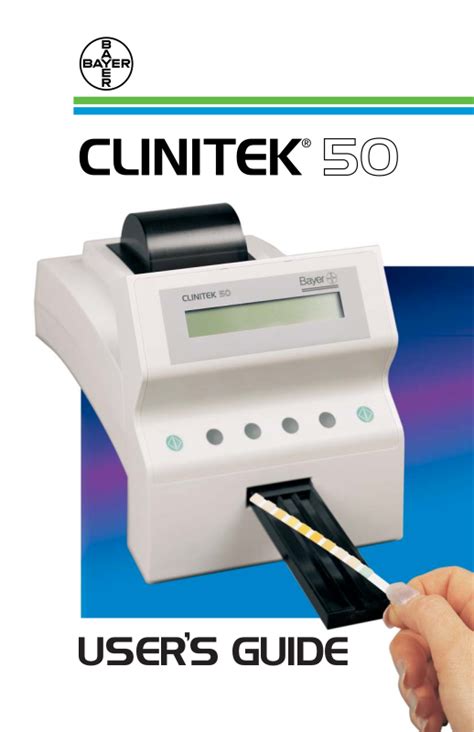 bayer clinitek 50 user guide Epub