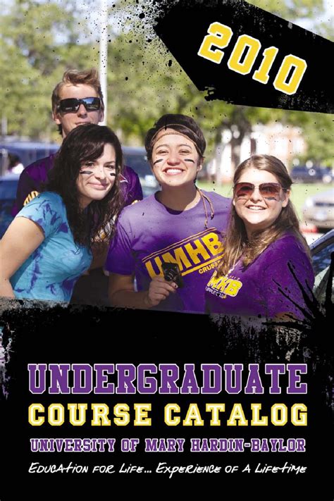 Baylor Undergraduate Catalog