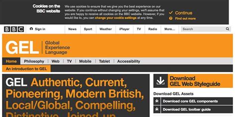 bbc gel style guide Reader