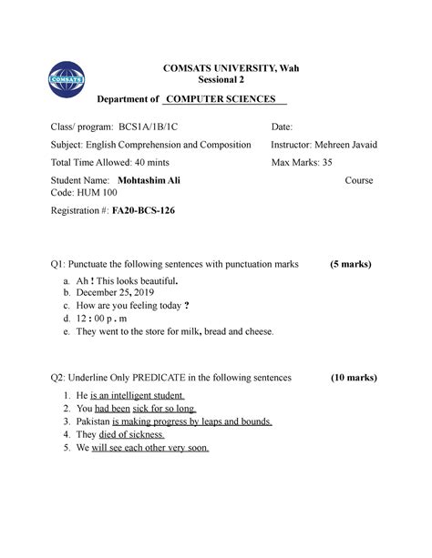 bcs past papers answers Doc