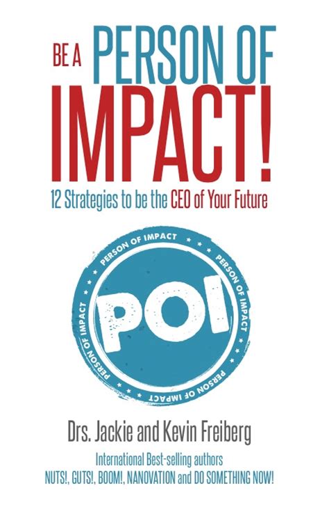 be a person of impact 12 strategies to be the ceo of your future PDF