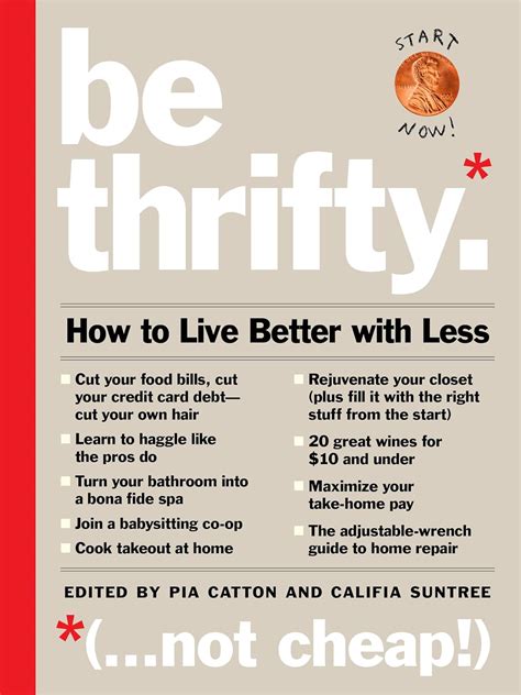 be thrifty how to live better with less Doc