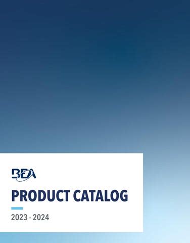 Bea Product Catalog