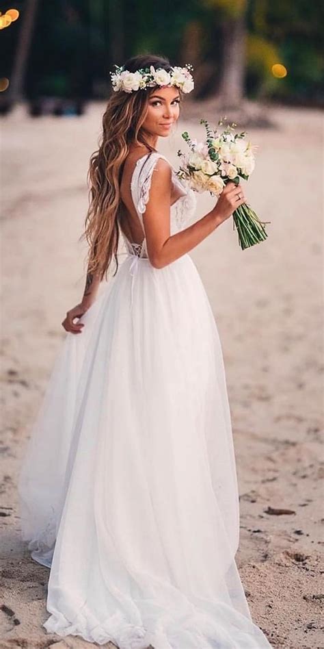 beach wedding dress