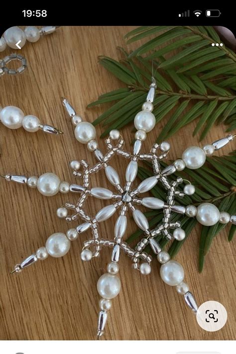 beaded lace snowflake ornaments Reader