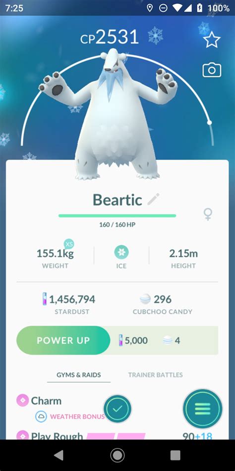 beartic stats