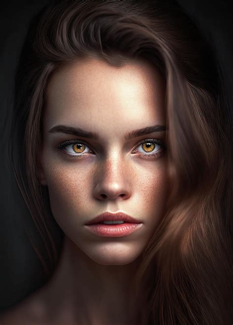 beautiful black female model hazel brown eyes portrait