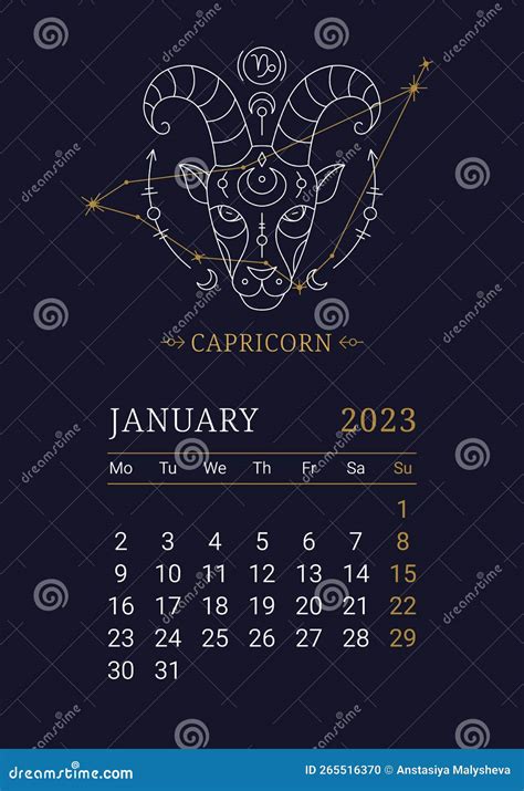 beautiful blue zodiac monthly planner Doc