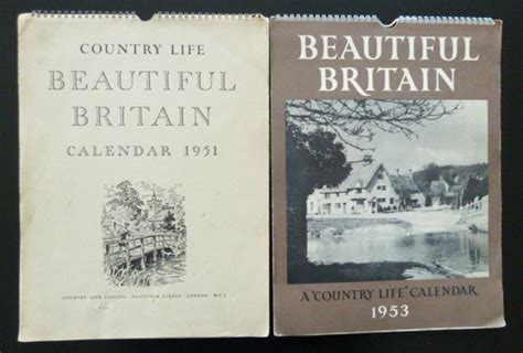beautiful britain country life calendar 1951 PDF