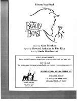 beauty and the beast libretto vocal Ebook Reader