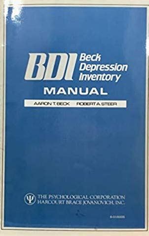 beck depression inventory ii manual PDF