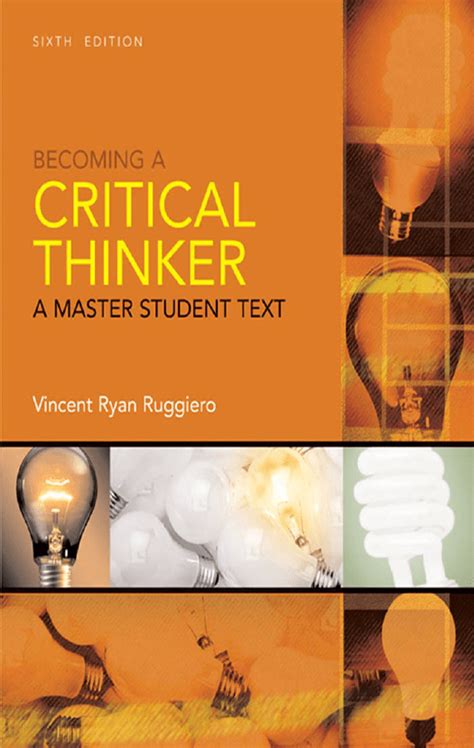 becoming a critical thinker 6th edition master student pdf Reader