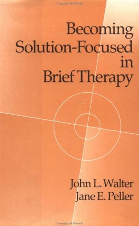 becoming solution focused in brief therapy PDF