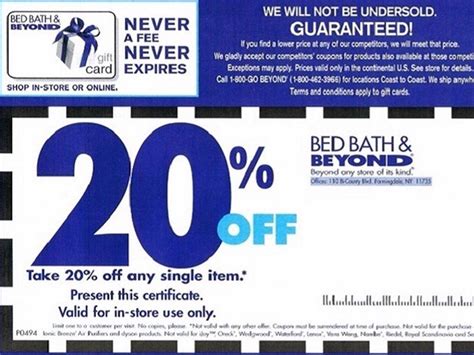 bed bath and beyond discount Epub