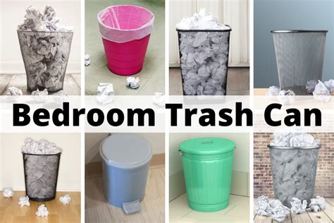 bedroom trash can