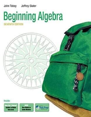 beginning algebra 7th edition john tobey Epub