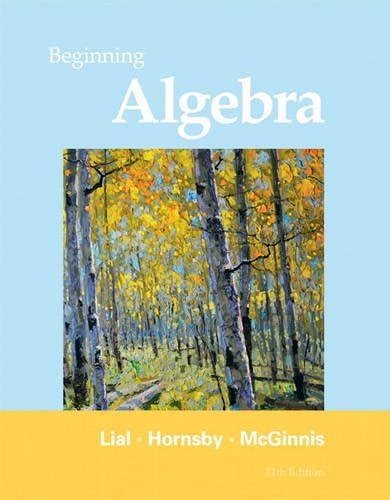 beginning algebra lial 11th edition Doc
