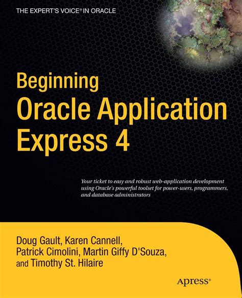 beginning oracle application express 4 2 experts voice in oracle PDF