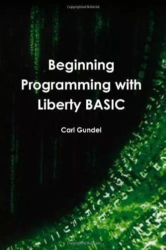 beginning programming with liberty basic Epub