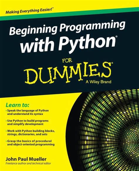 beginning programming with python for dummies Kindle Editon