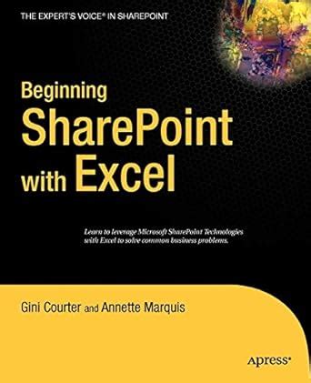 beginning sharepoint with excel from novice to professional Epub