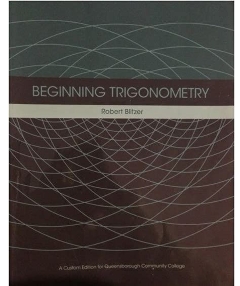 beginning trigonometry robert blitzer qcc Reader