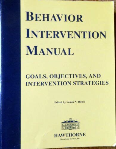 behavior intervention manual hawthorne Epub