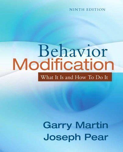 behavior modification martin 9th edition PDF