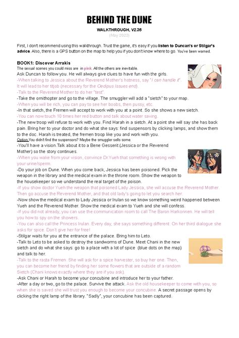 Behind The Dune 11 3 Walkthrough