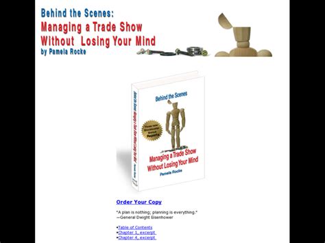 behind the scenes managing a trade show without losing your mind PDF