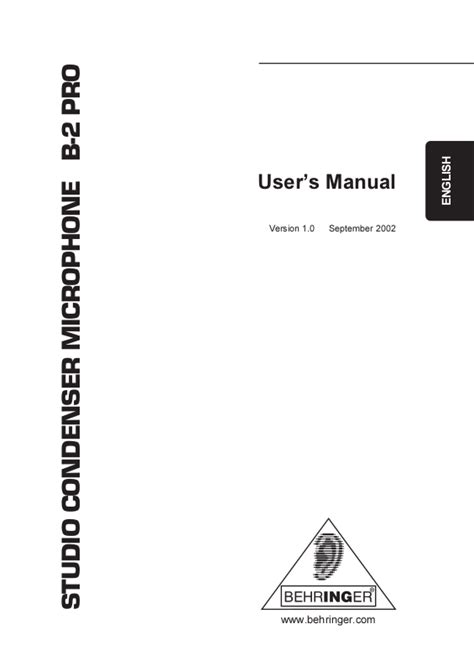 behringer aes808 owners manual Epub