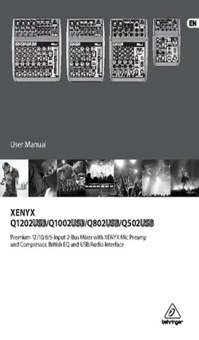 behringer fx100 owners manual PDF