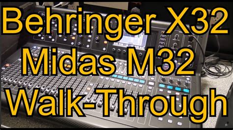 Behringer X32 Walkthrough
