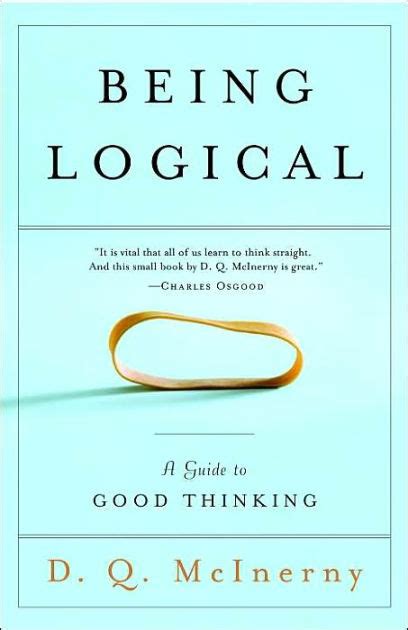 being logical a guide to good thinking Kindle Editon