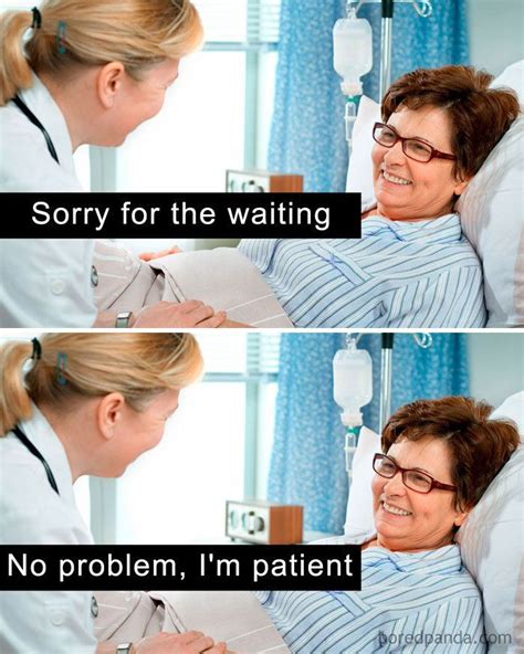 being patient meme