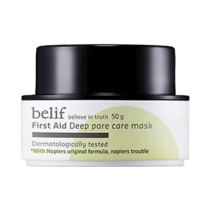 belif First Aid Deep Pore Care Mask: Your Guide to Deep Pore Cleansing