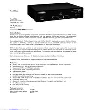 belkin f1d066 switches owners manual Doc