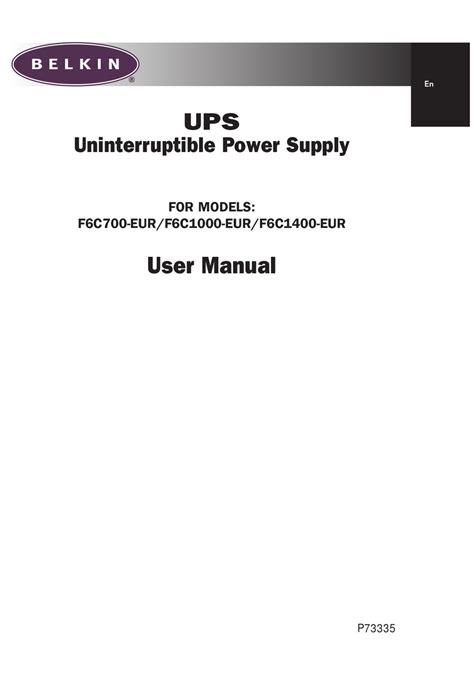 belkin f6c700 owners manual Epub