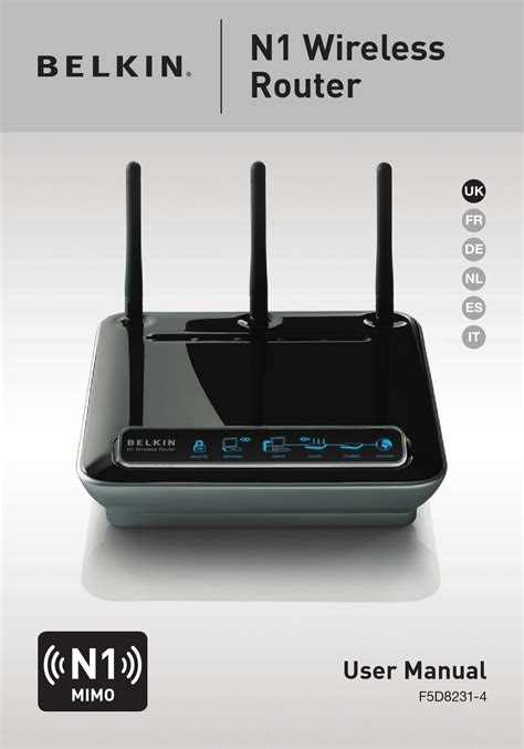 belkin n1 wireless router user manual Epub