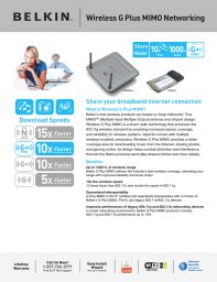 belkin notebook card user manual Reader