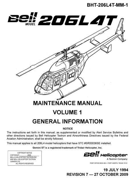bell helicopter maintenance manual pdf PDF