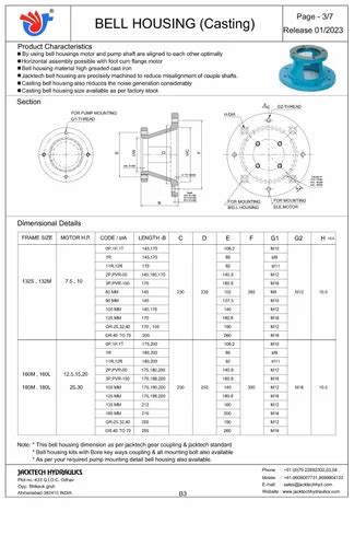 Bell Housing Catalogue