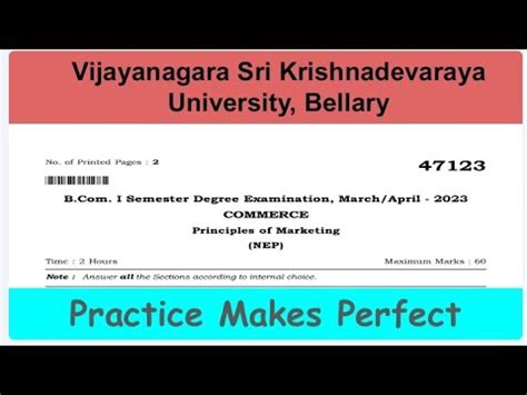 bellary university question paper Epub