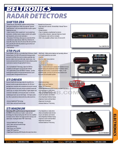 beltronics radar detector owners manual PDF